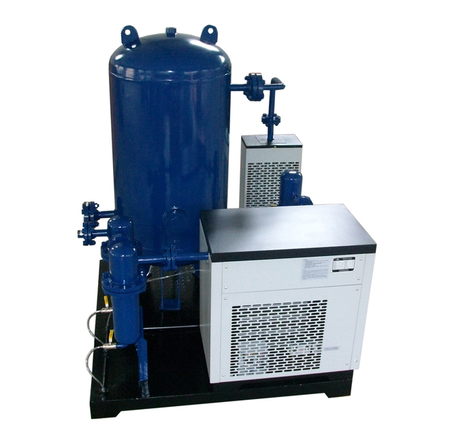 Low-pressure normal temperature air-cooled dryer, used to reduce the temperature of compressed air