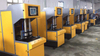 Semi-automatic single cavity 10-25L PET plastic bottle making machine