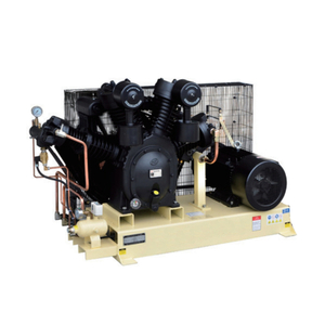 High pressure air compressors for the bottle blowing industry