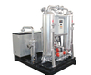Low pressure normal temperature water-cooled dryer is used to cool the air of air compressor