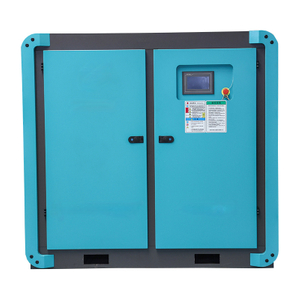 Dual compression high-pressure screw air compressor